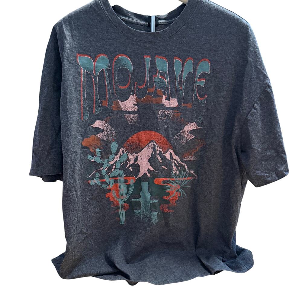 Wild Fable Women's Gray Short Sleeve Oversized Graphic T-Shirt - Size XS - NWT